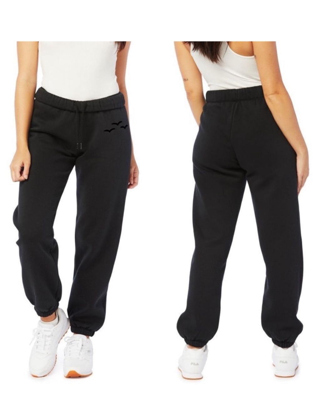 LAZYPANTS Women’s Niki Original Sweatpants Black L